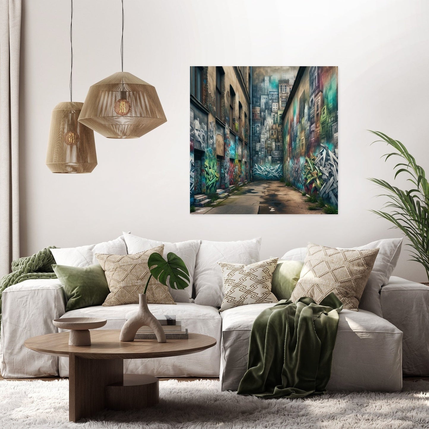 Echoes of the Alley Canvas