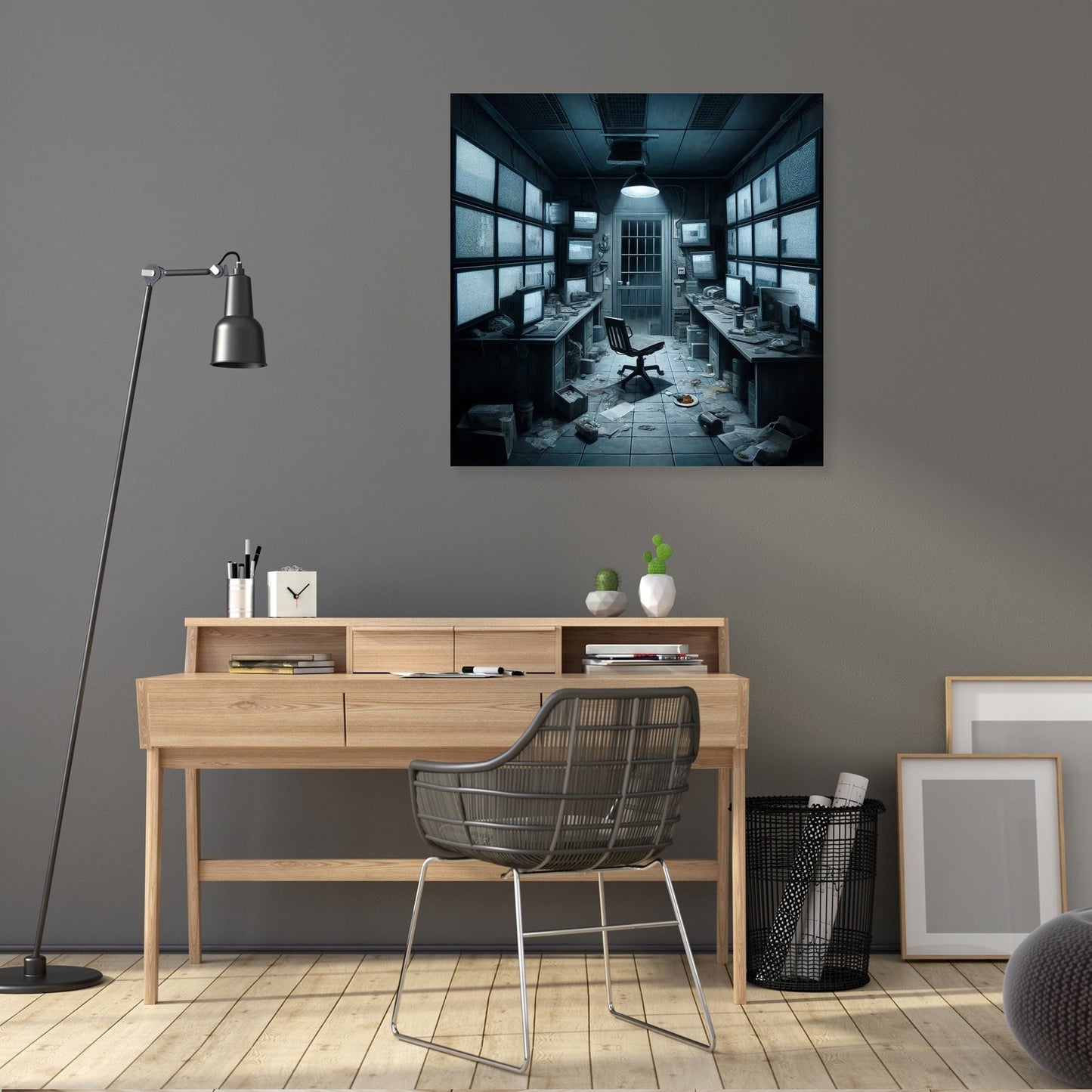 Derelict Security Office Canvas
