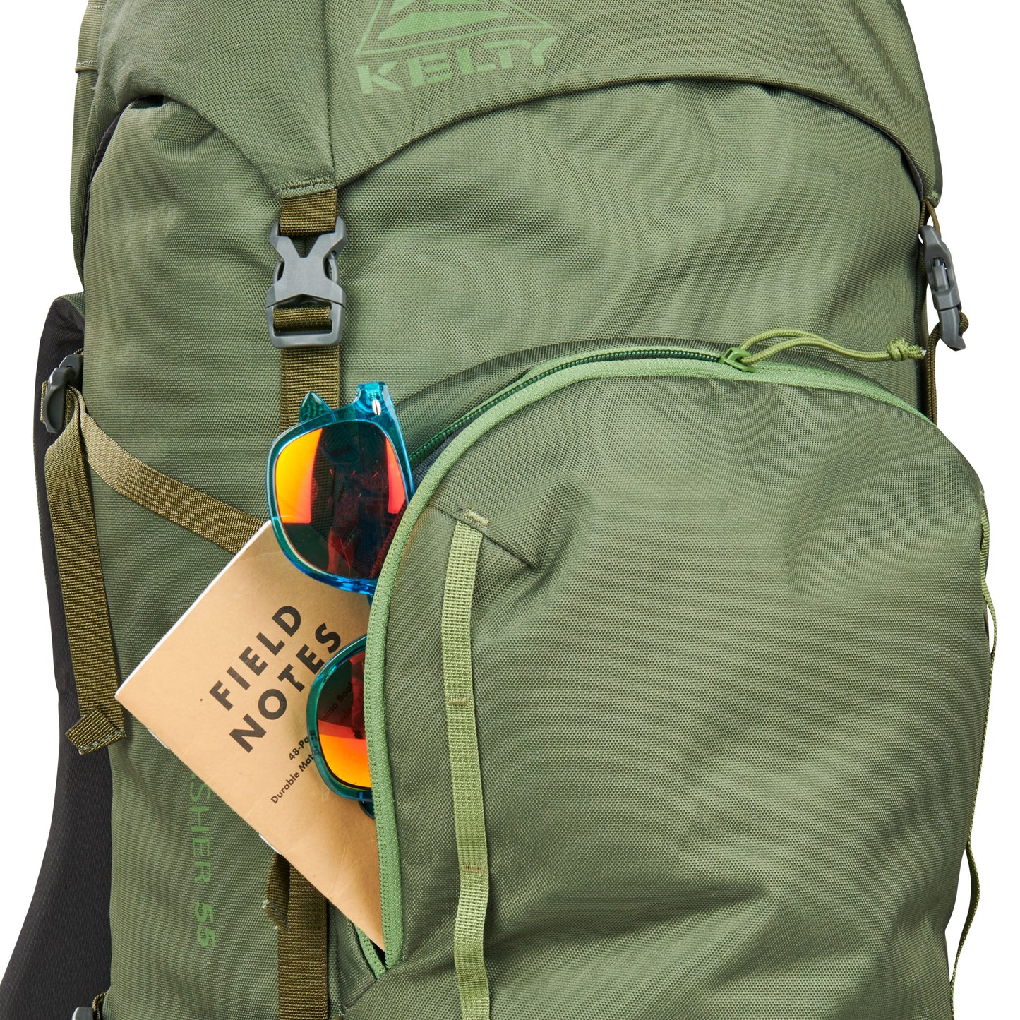 Kelty Asher 55L Rucksack - Winter Moss