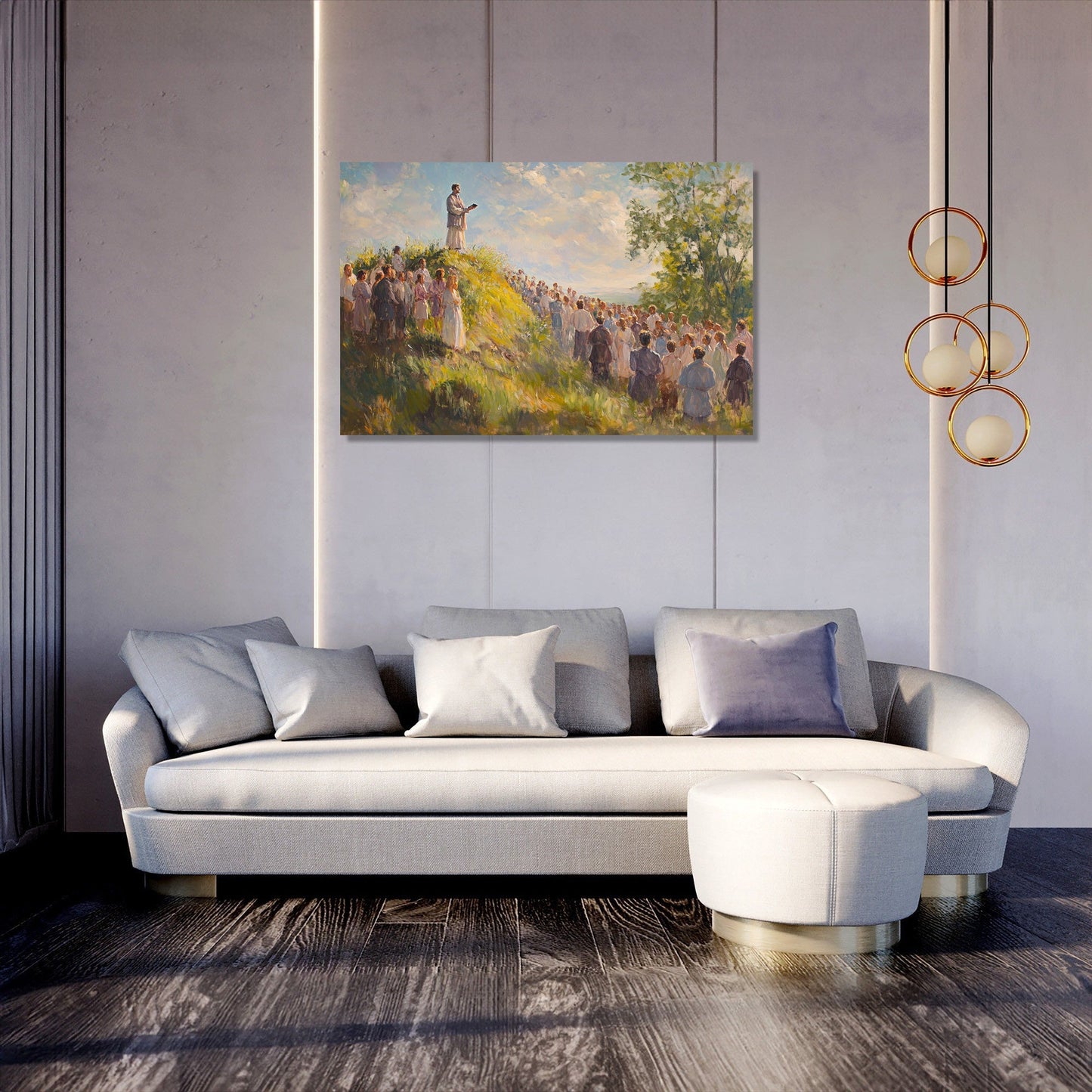 Saint David’s Uplifted Canvas