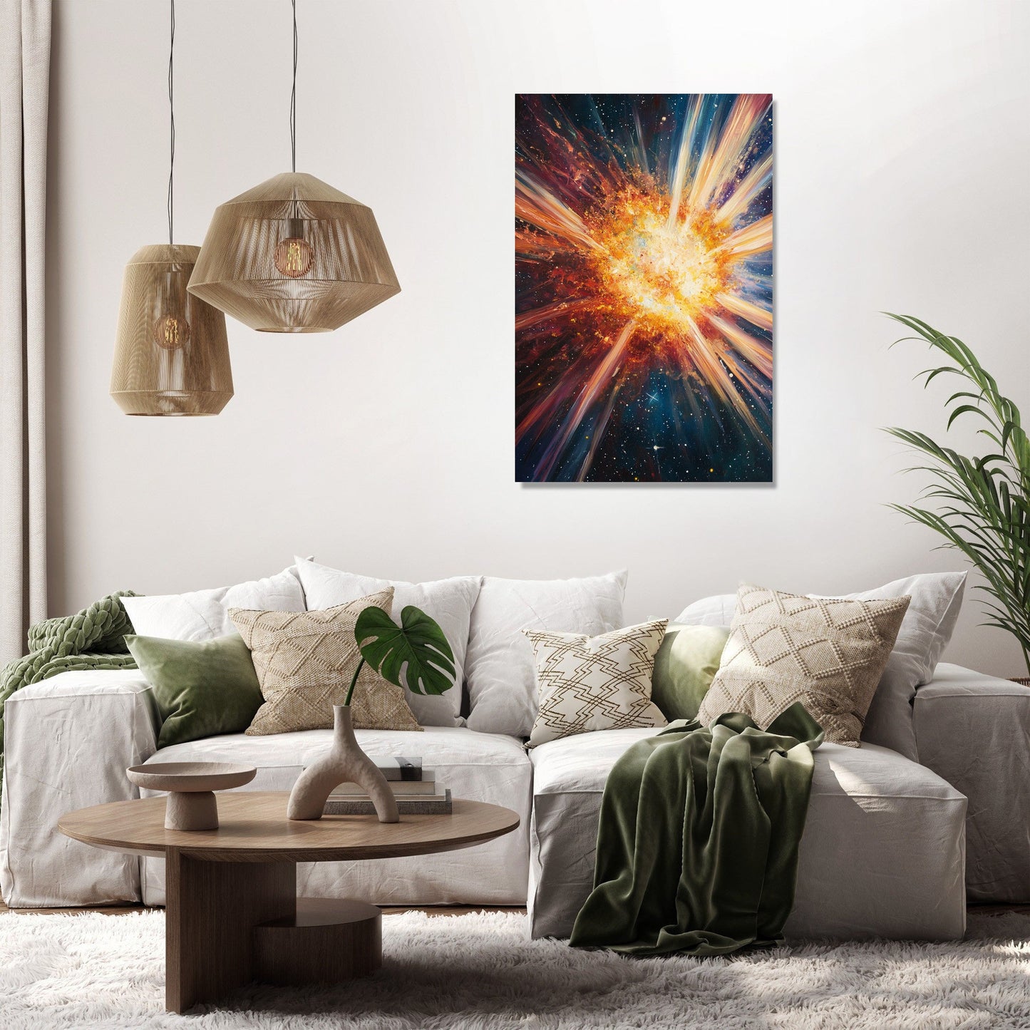 Supernova Burst Canvas