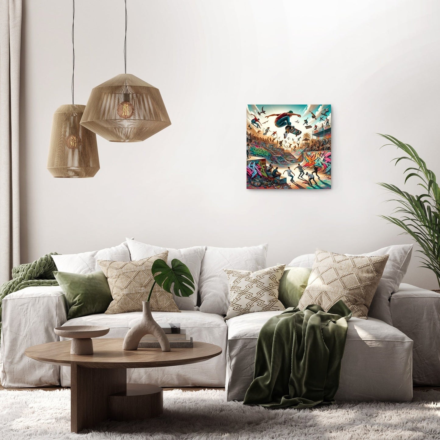 Graffiti, Skate, Murals Canvas