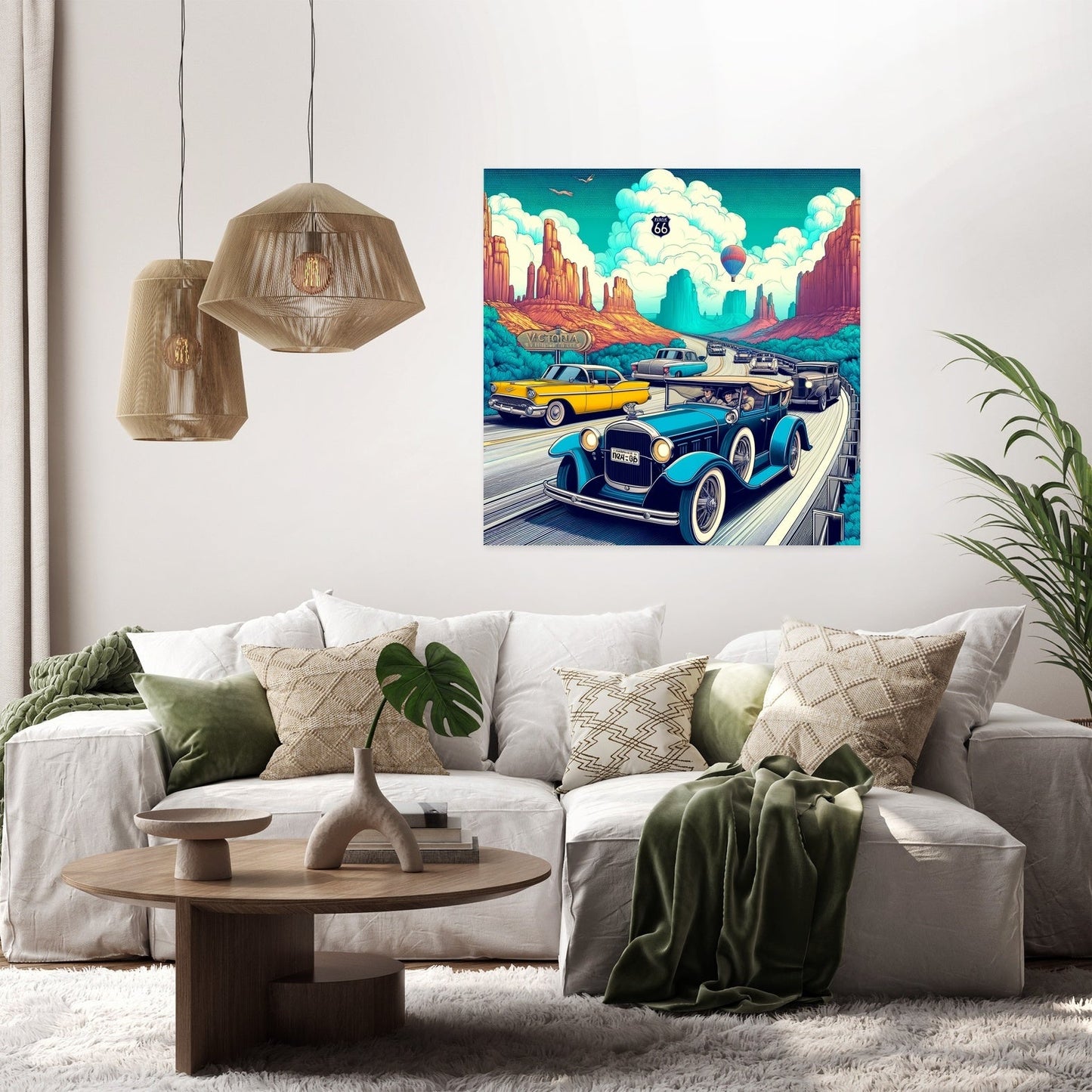 Retro Road Trip Canvas