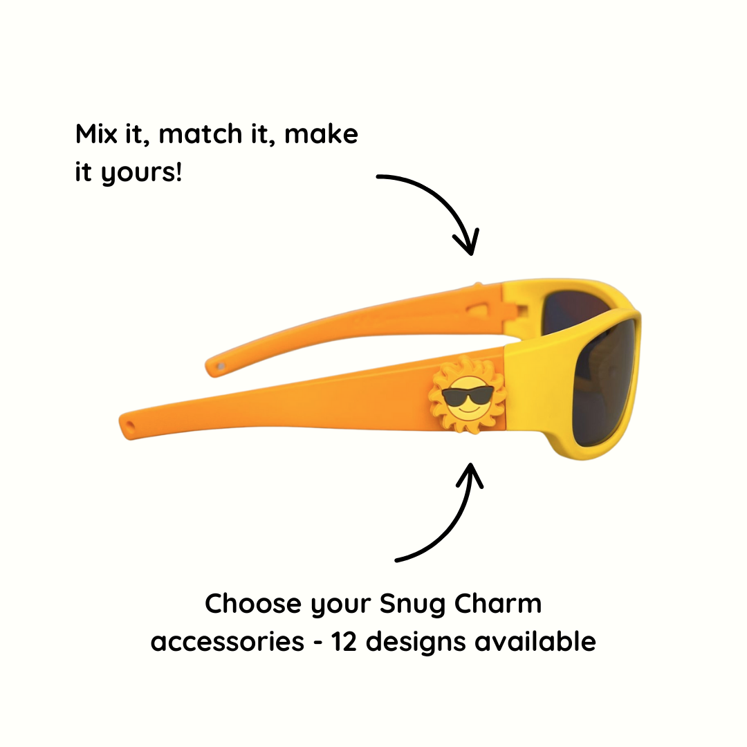Yellow Orange Kids Sunglasses | Signature Lens | Classic Fit | 6-12 Years