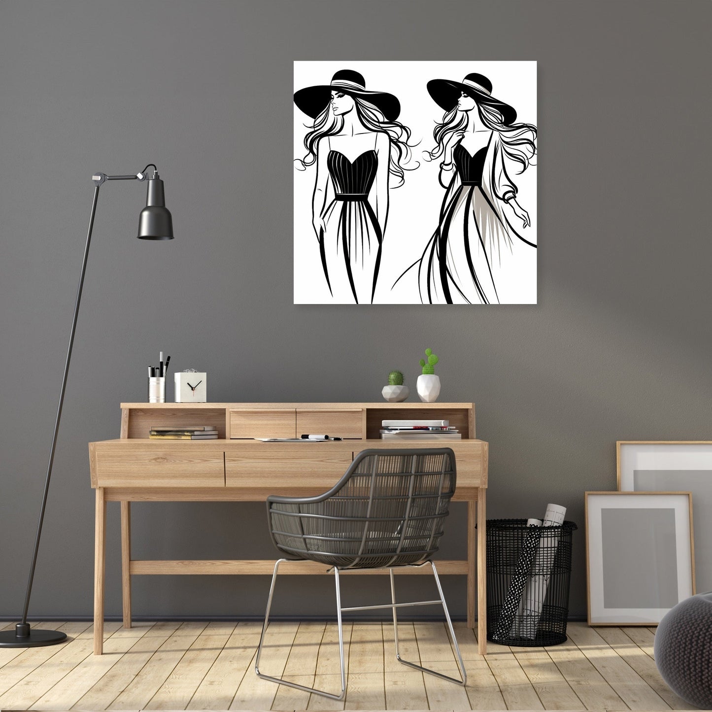 Elegant Silhouette Canvas
