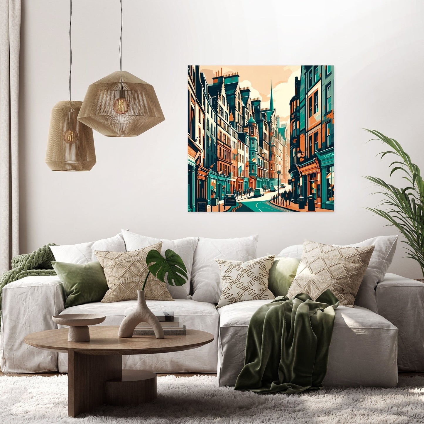 Edinburgh Victoria Street Harmony Canvas