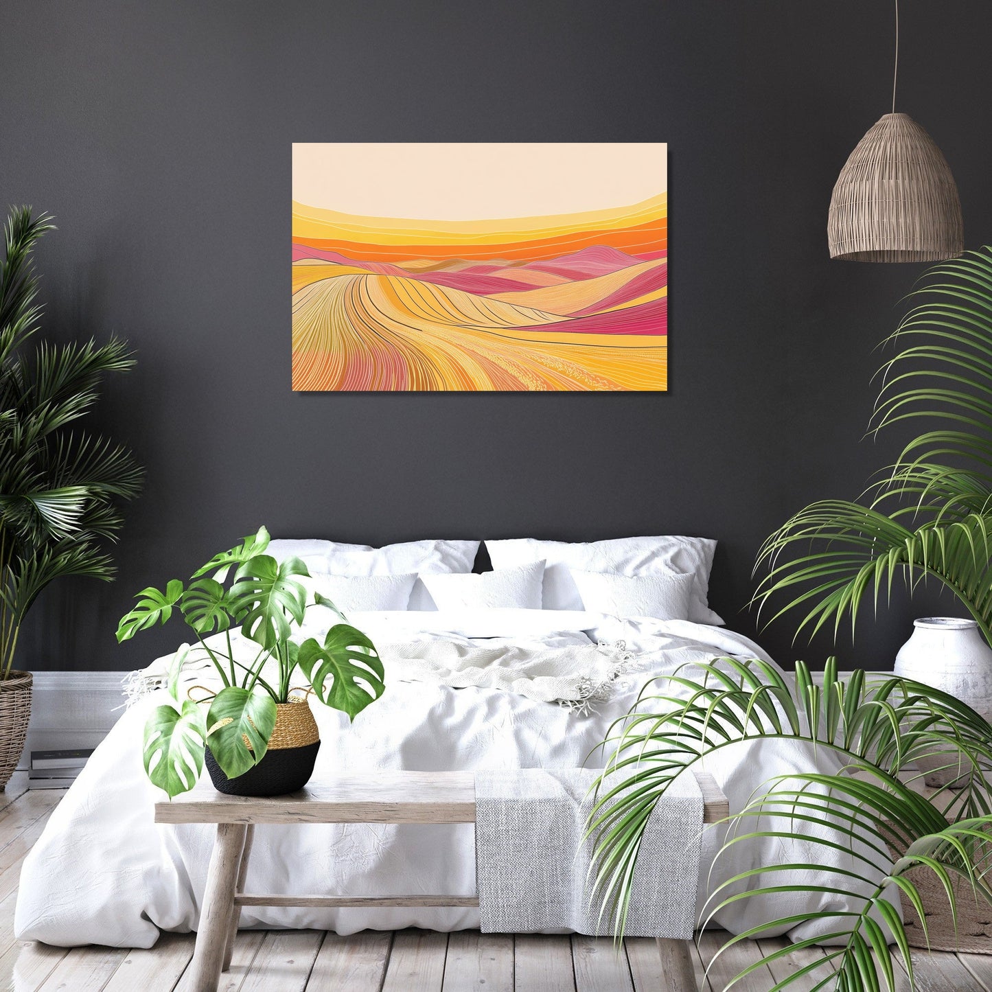 Rapeseed Sunset Canvas