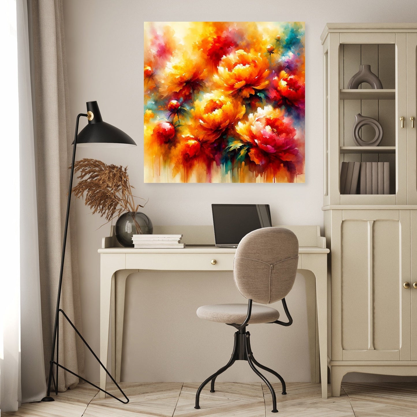 Eternal Peony Canvas