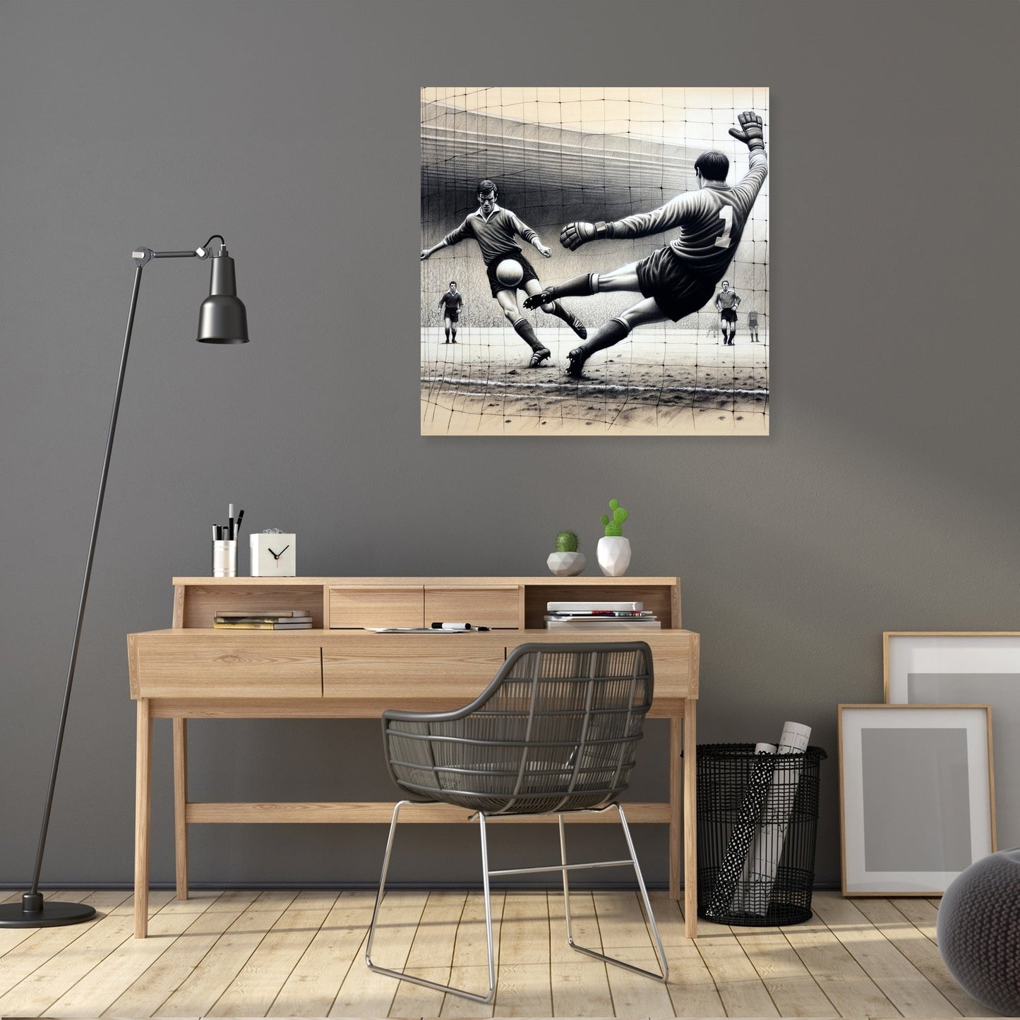 Penalty Kick Tension Canvas