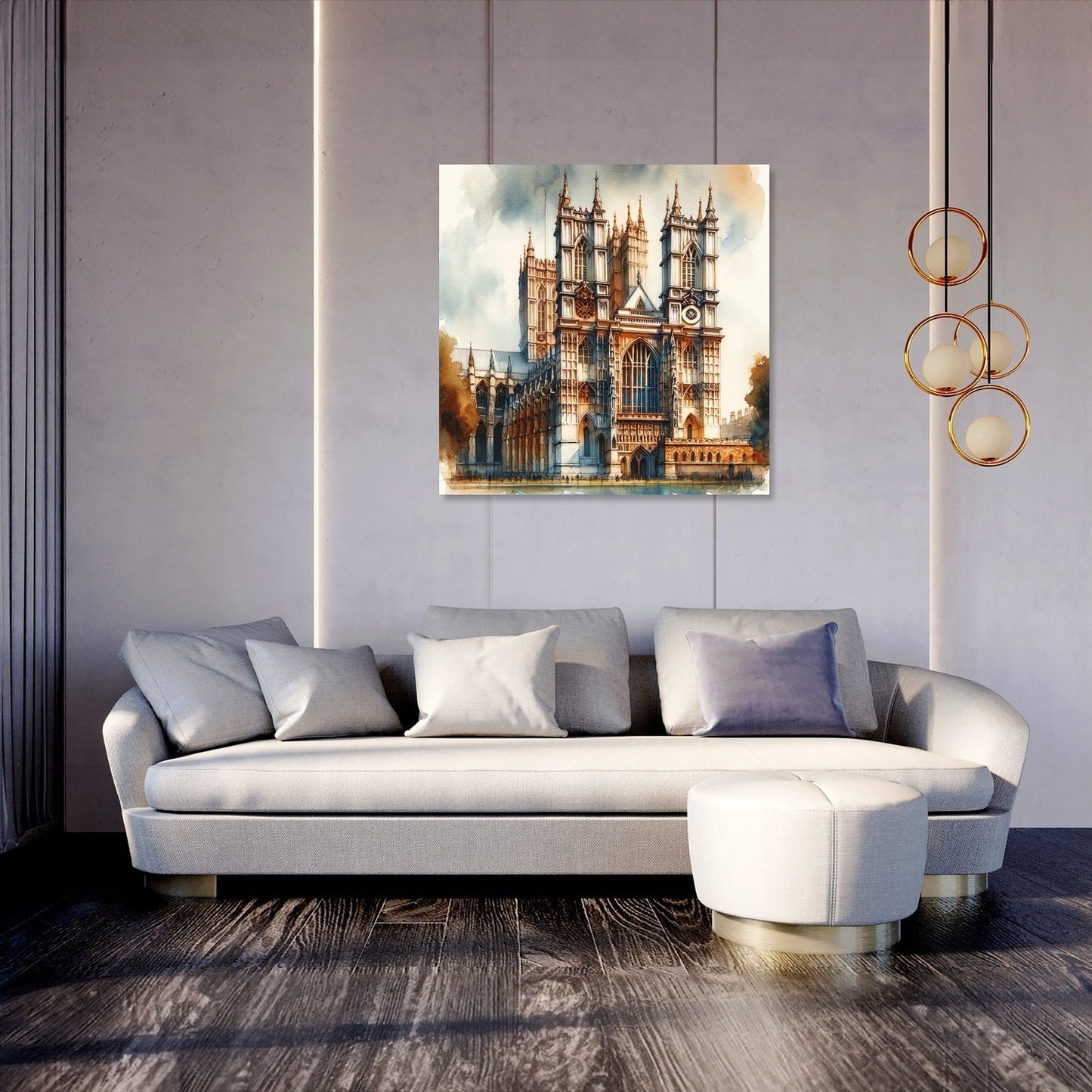 London Westminster Abbey Warmth Canvas