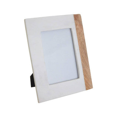 Marble and Mango Wood Large Photo Frame | Sena