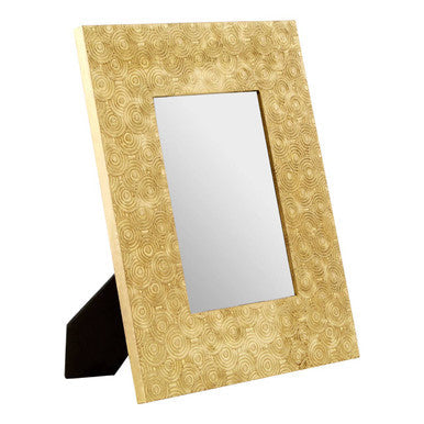 5X7 Gold Disc Photo Frame | Bowerbird