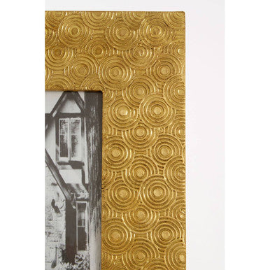 5X7 Gold Disc Photo Frame | Bowerbird