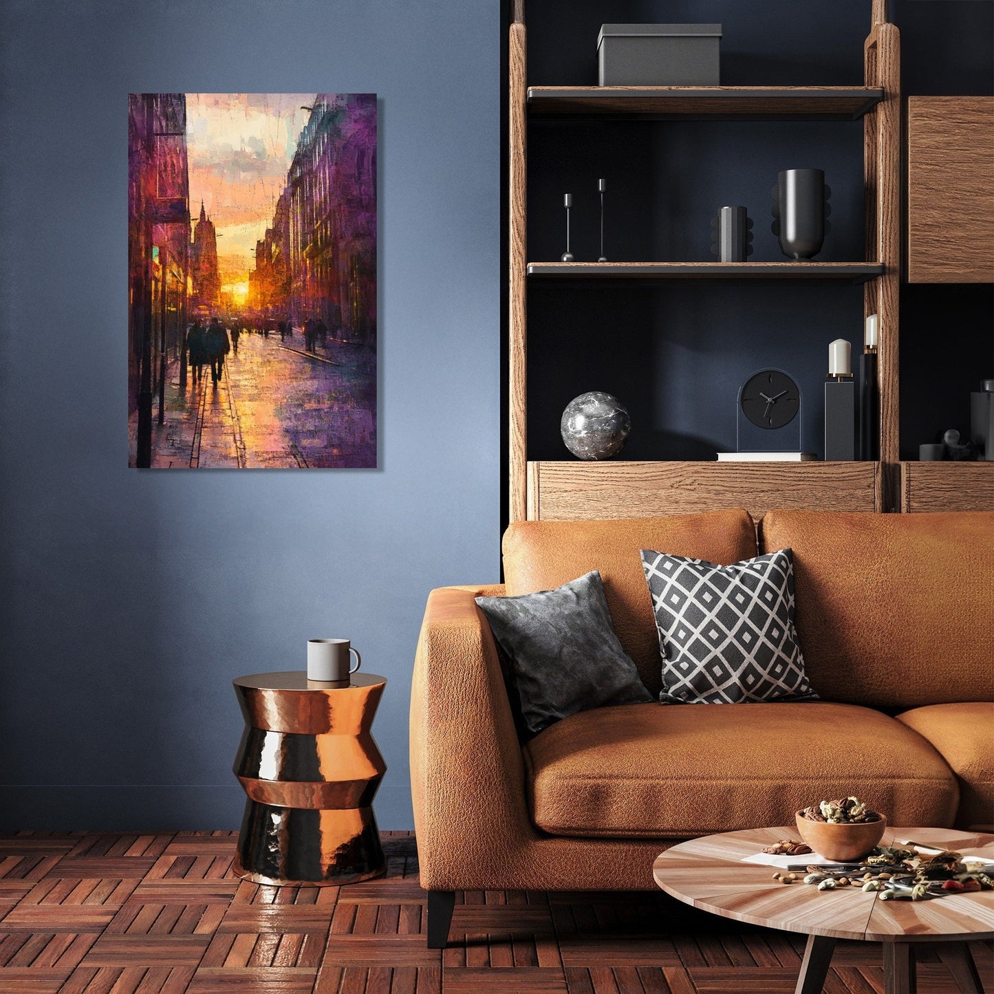 Hardman Street Sunset Canvas