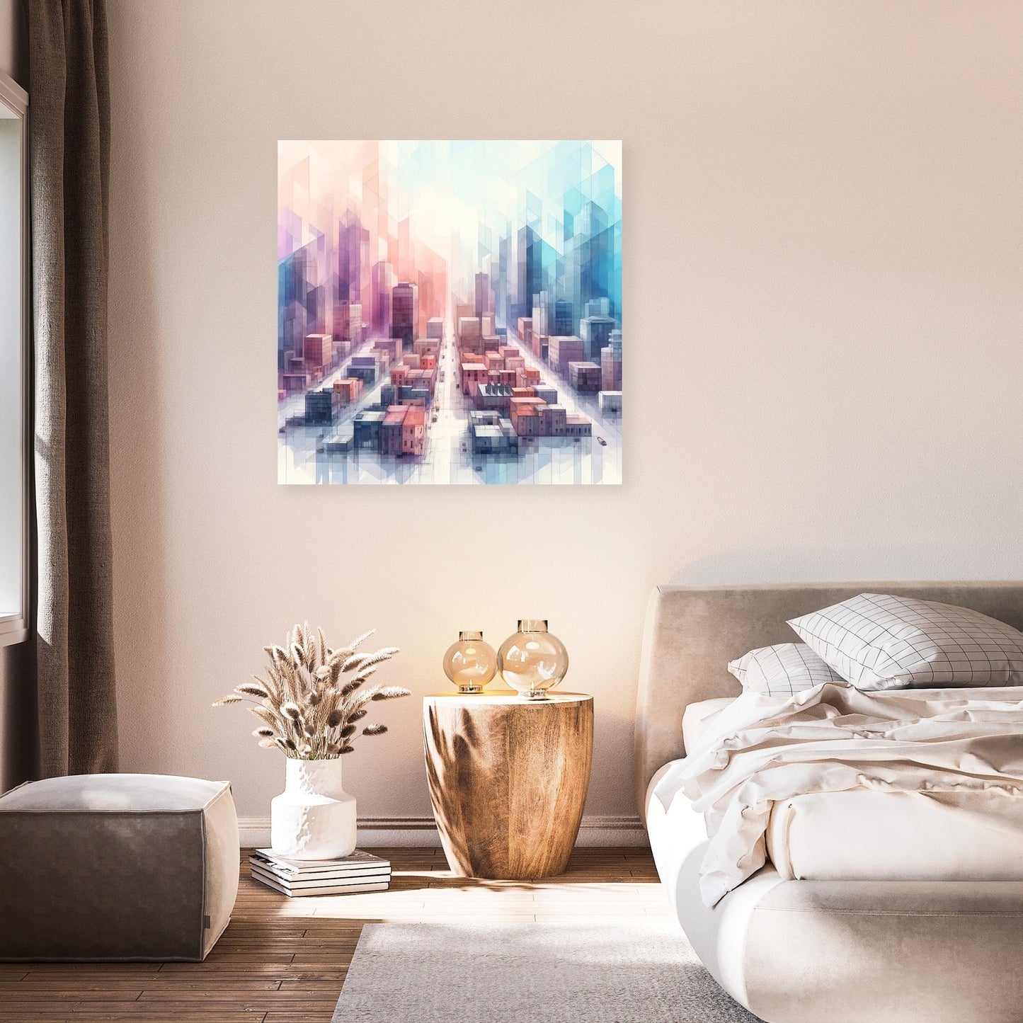 Dreamy Cityscape Canvas
