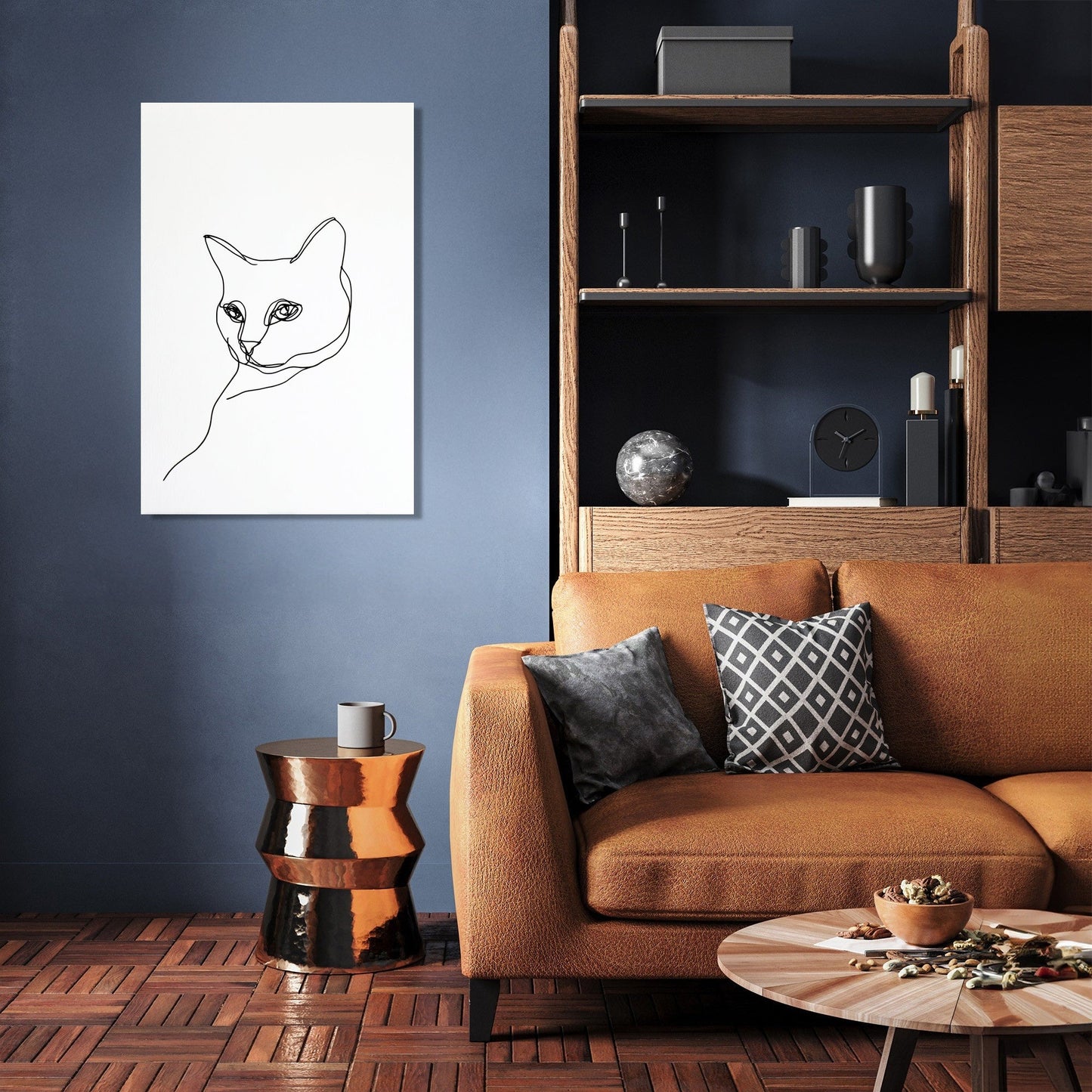Elegant Feline Canvas