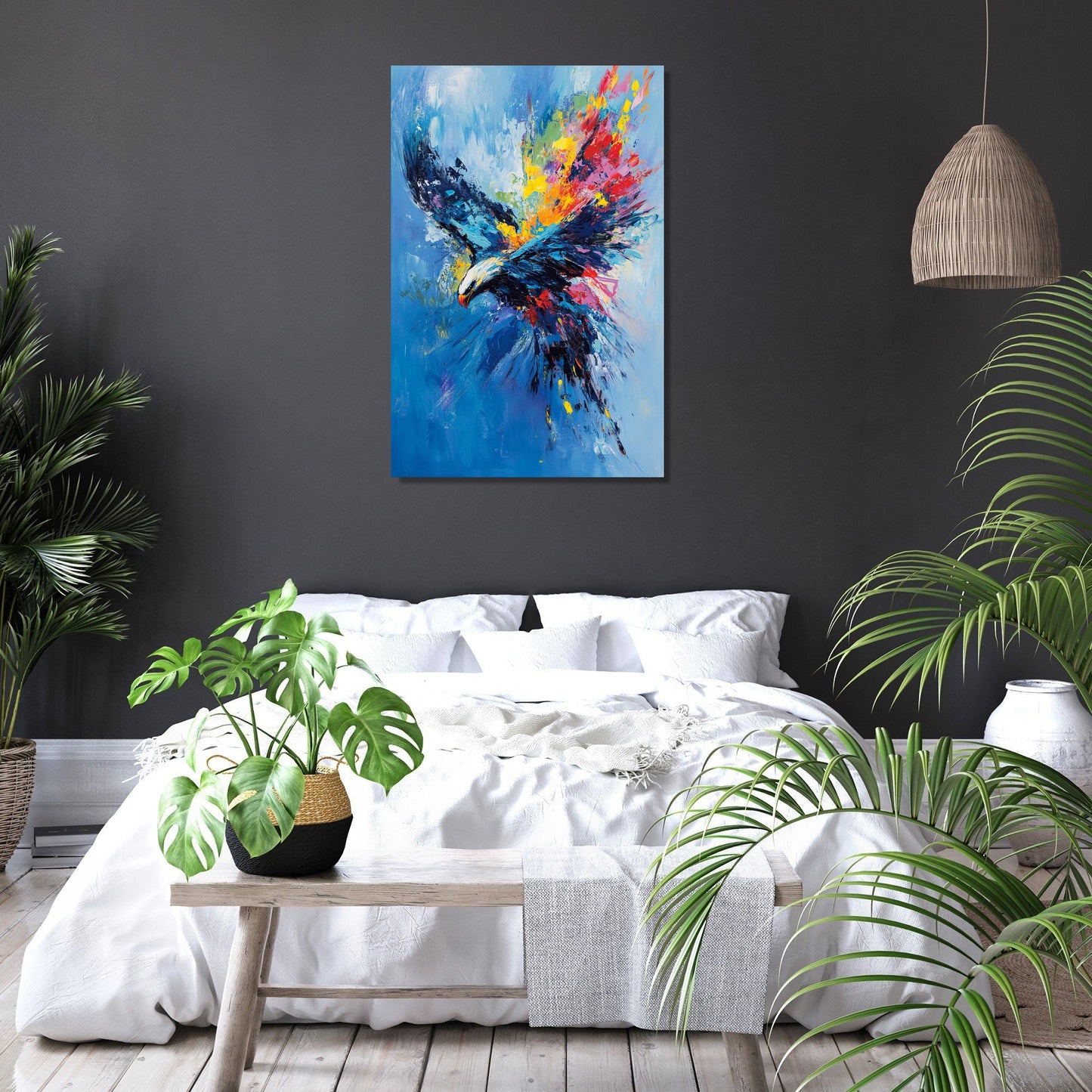 Majestic Eagle Sky Canvas