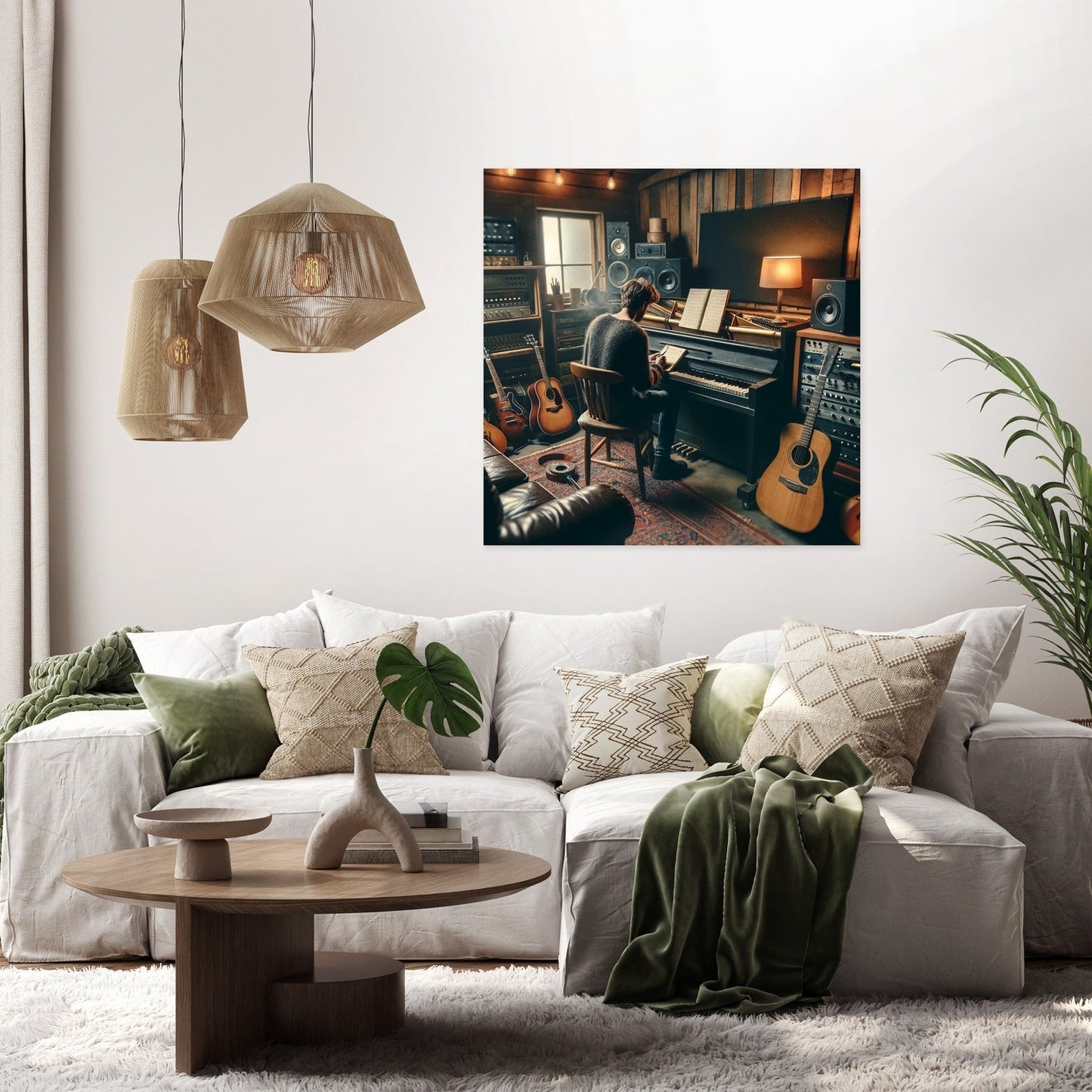 Recording Studio Inspiration Canvas