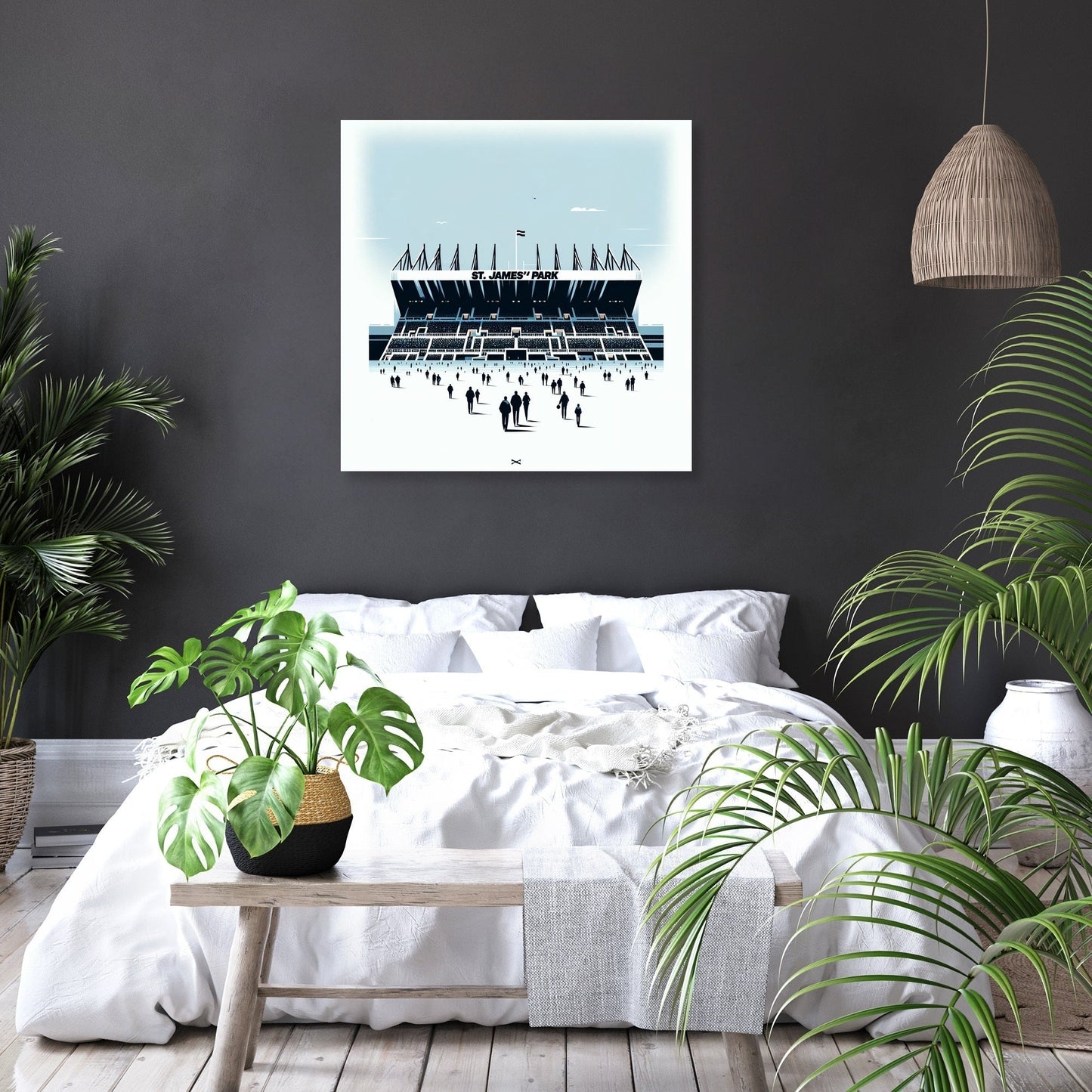 Newcastle St. James’ Park Anticipation Canvas