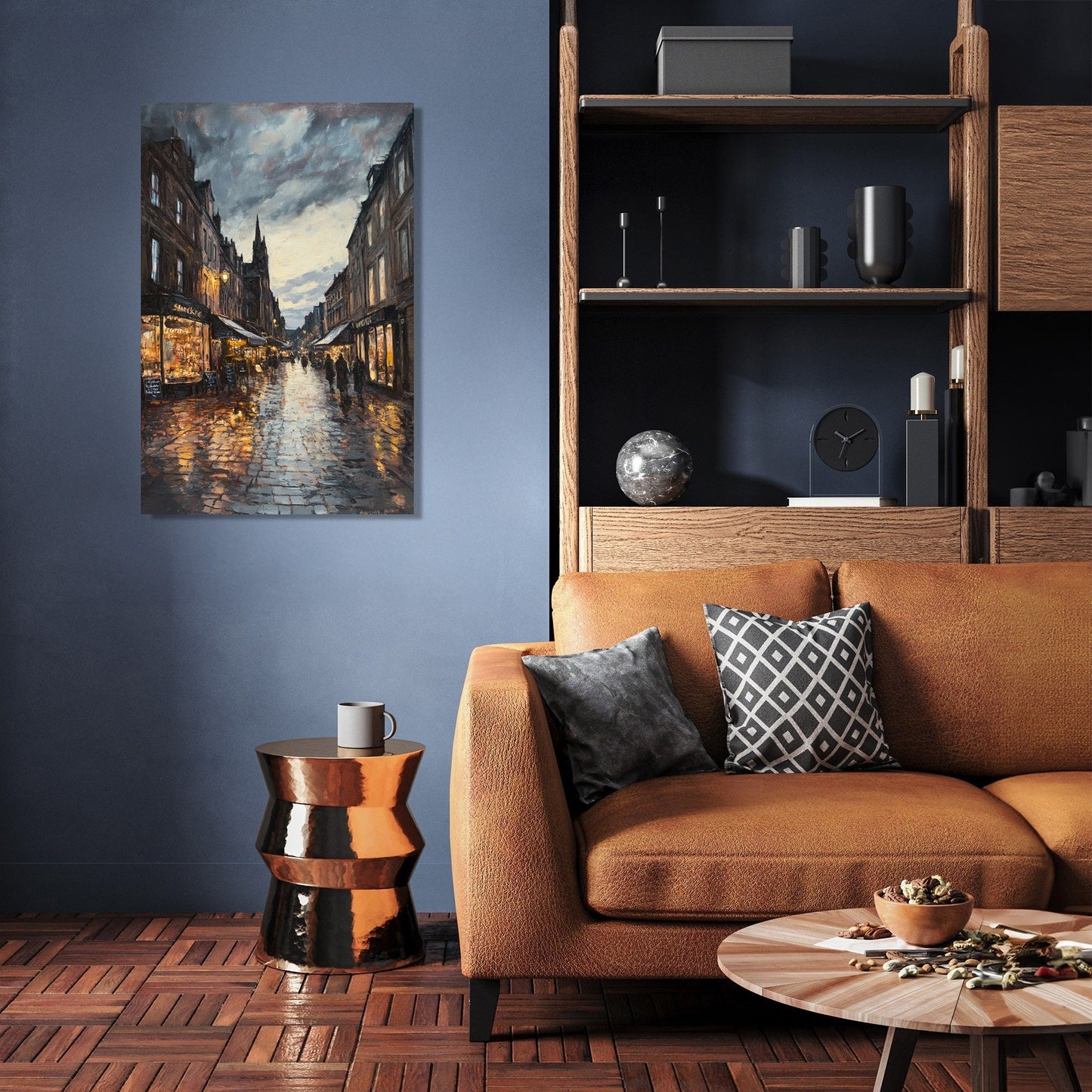 Twilight Melancholy Market Canvas