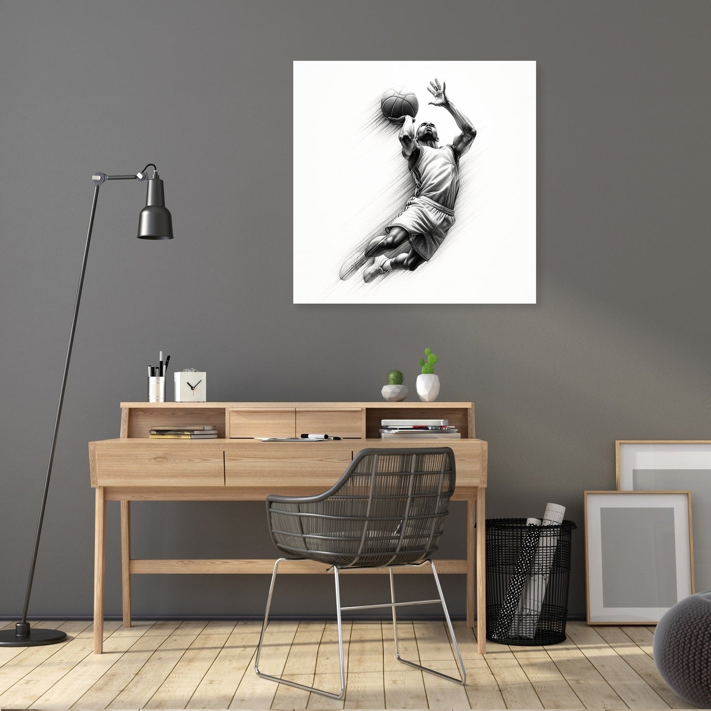 Jump Shot Elegance Canvas