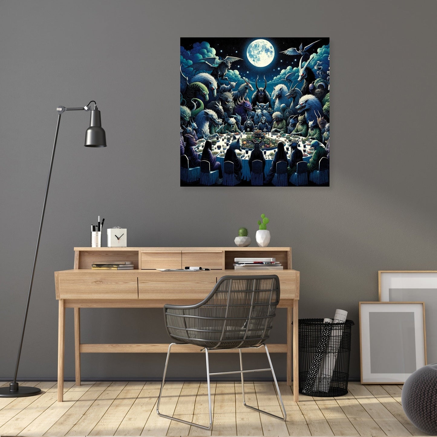 Banquet of the Yokai Canvas
