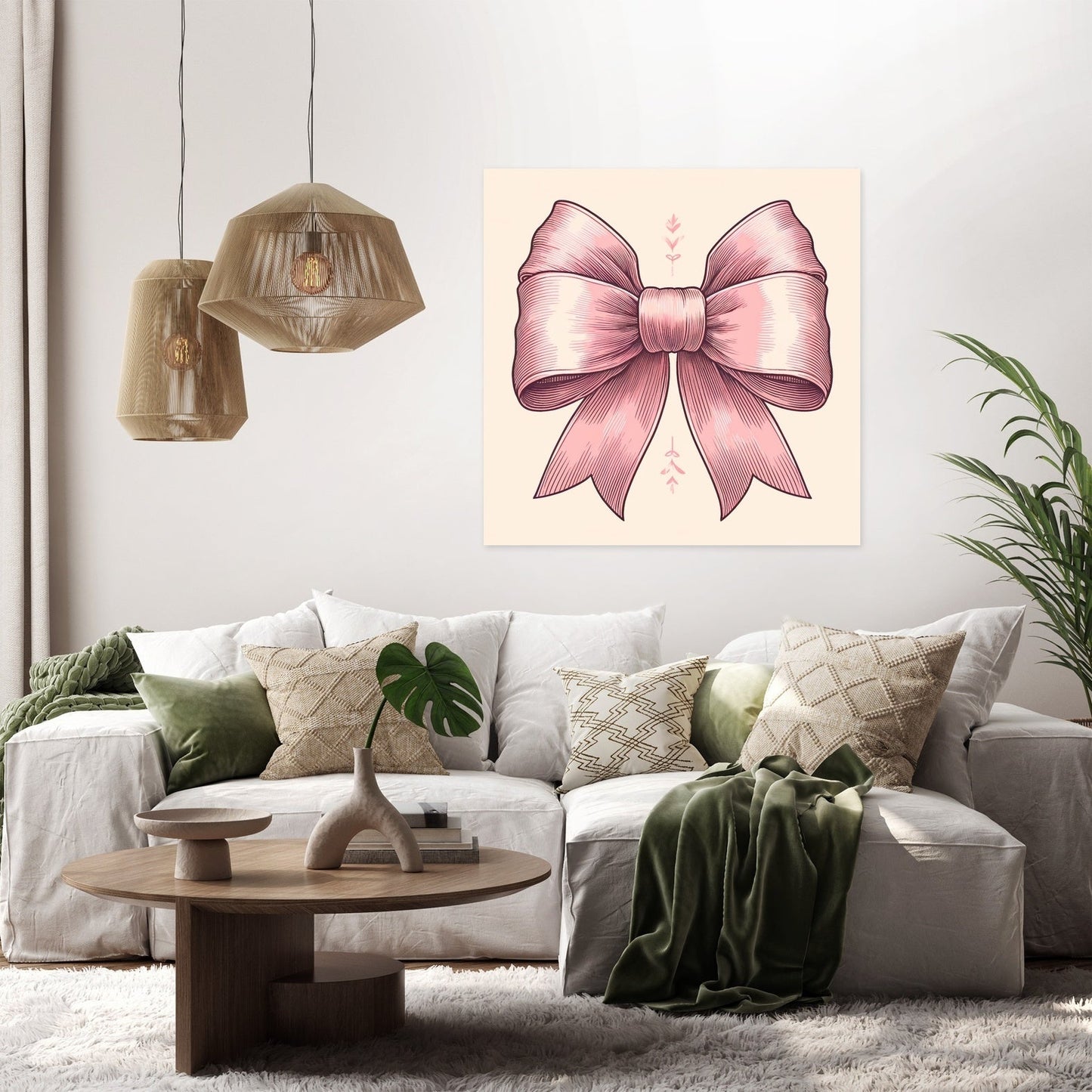 Delicate Bow Canvas