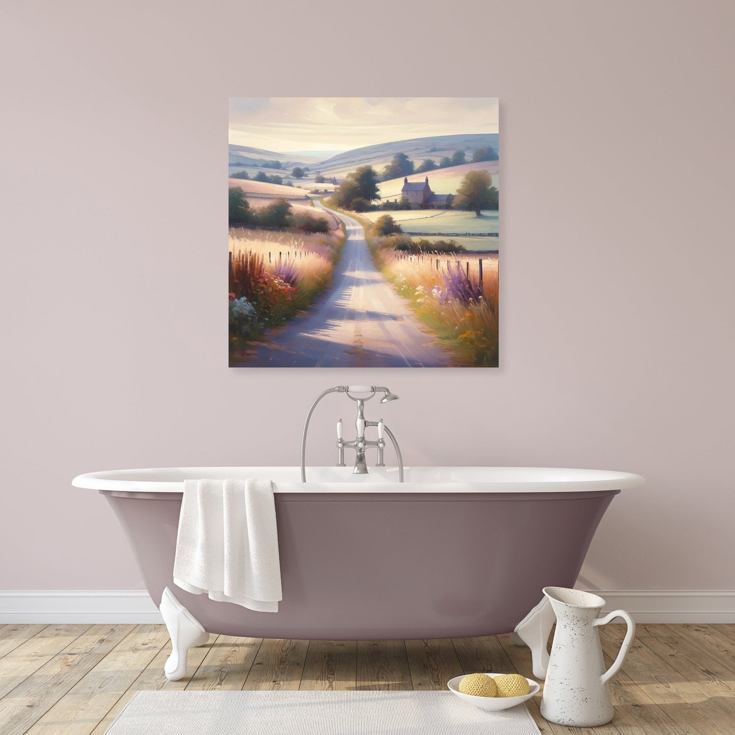 Countryside Road Canvas