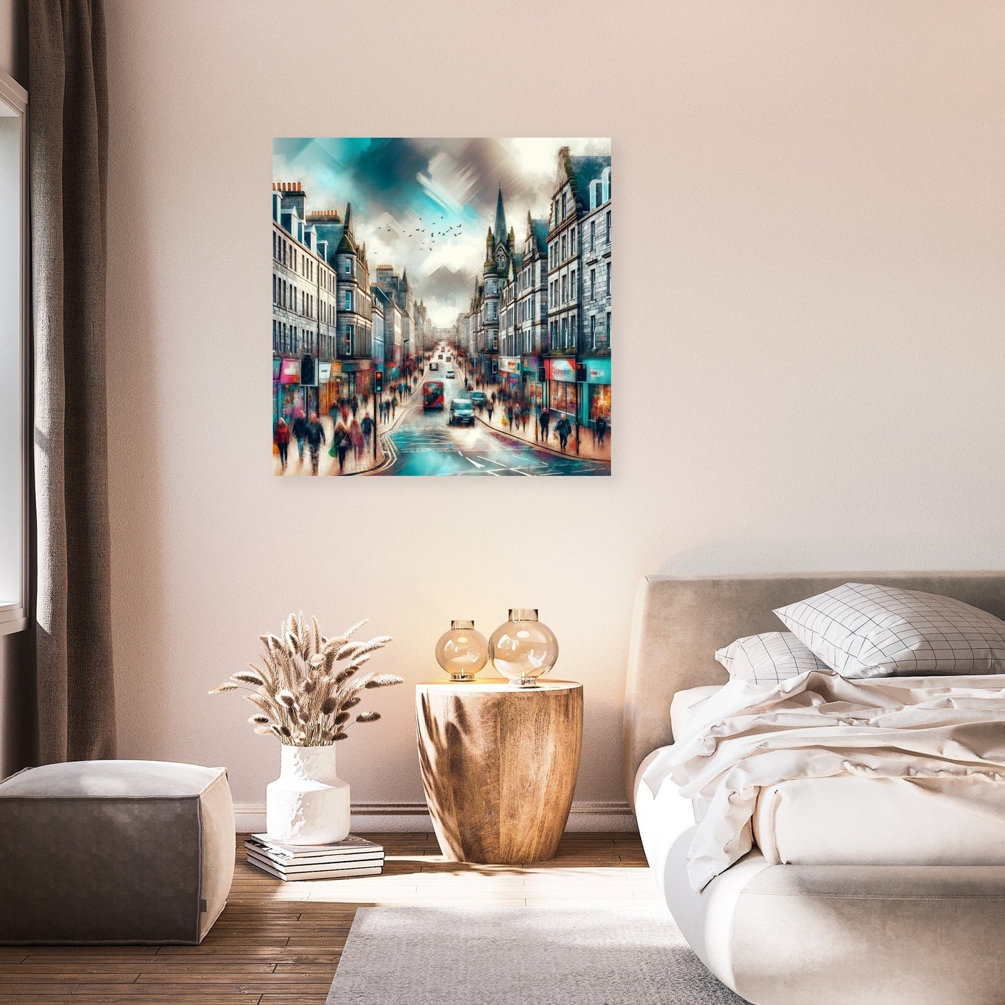 Aberdeen Granite City Streetscape Canvas