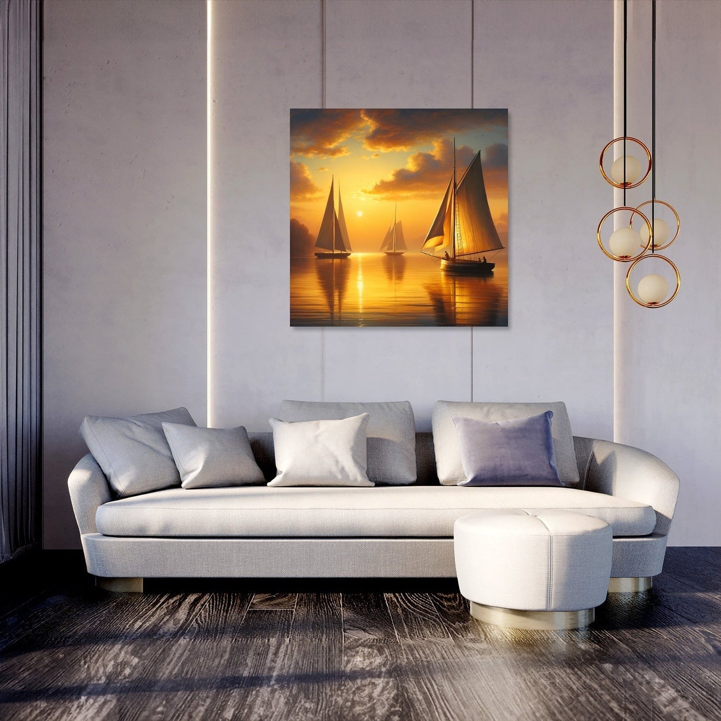 Lakeside Twilight Canvas