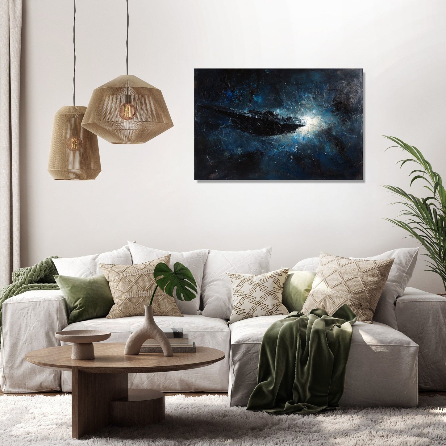 Abandoned Spaceship Canvas