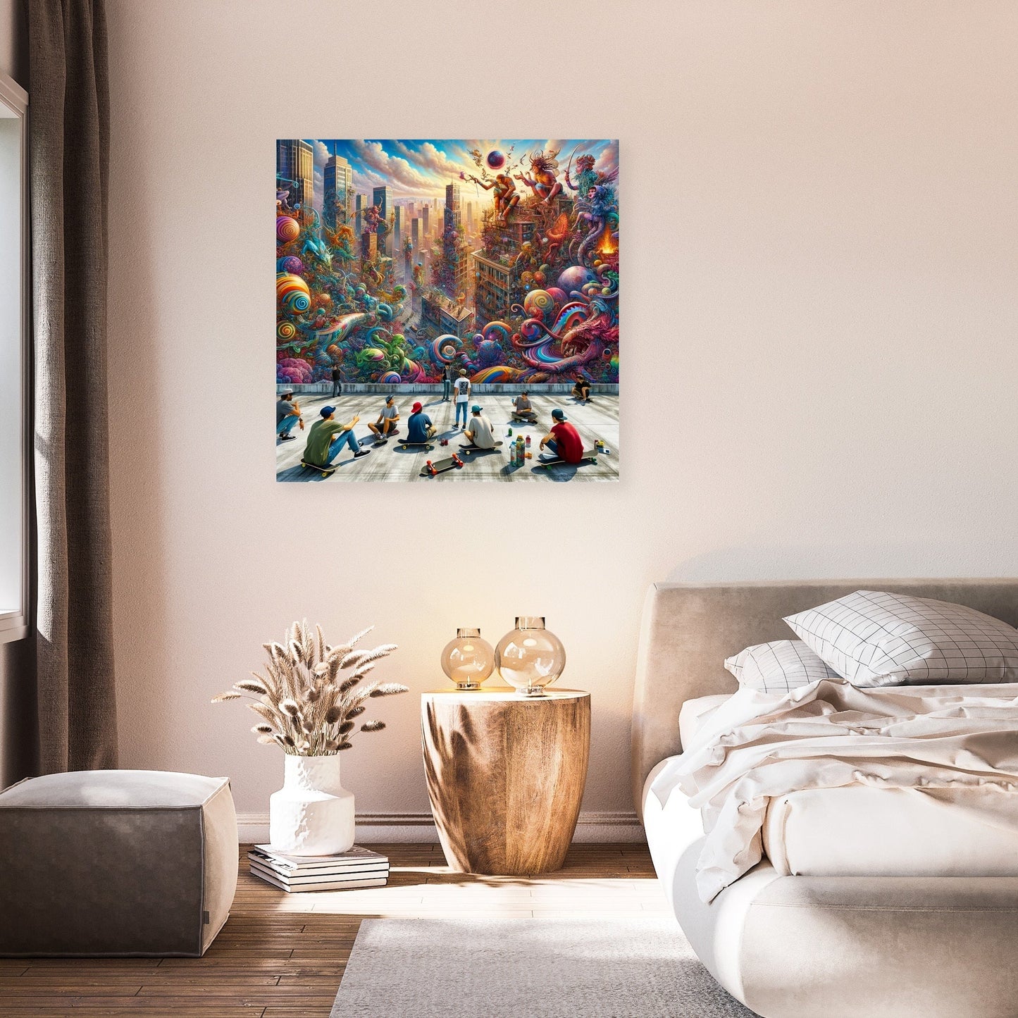 Rooftop Rendezvous Canvas