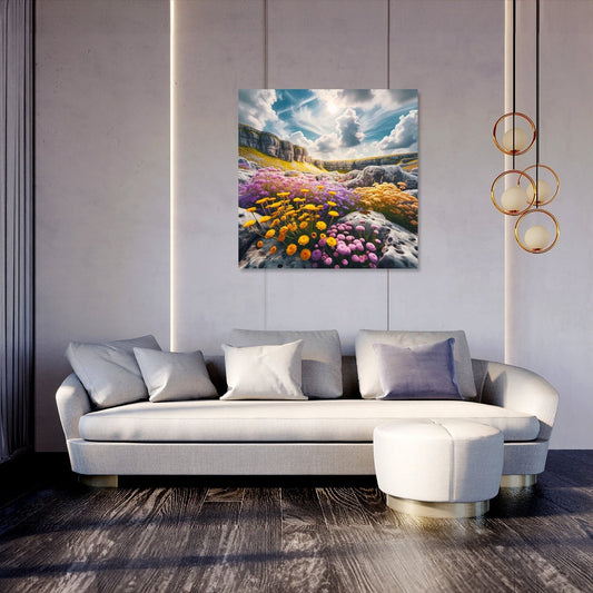 Summer at Malham Cove Canvas