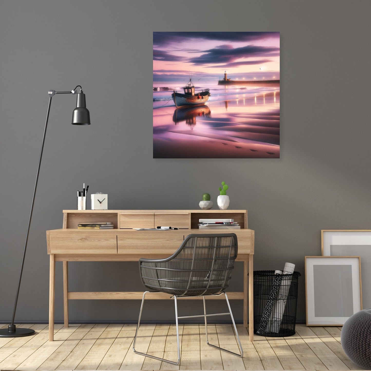 Newcastle Dusk Serenity Canvas