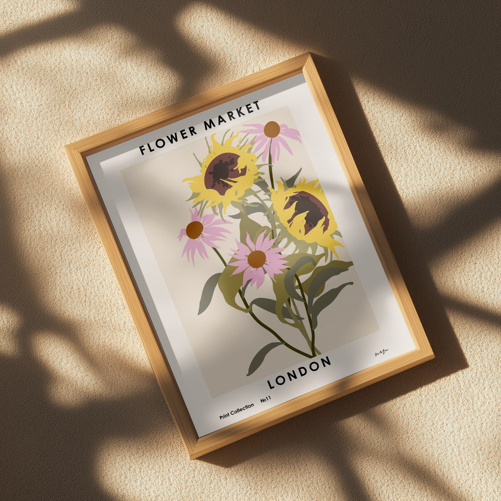 Flower Market London Print
