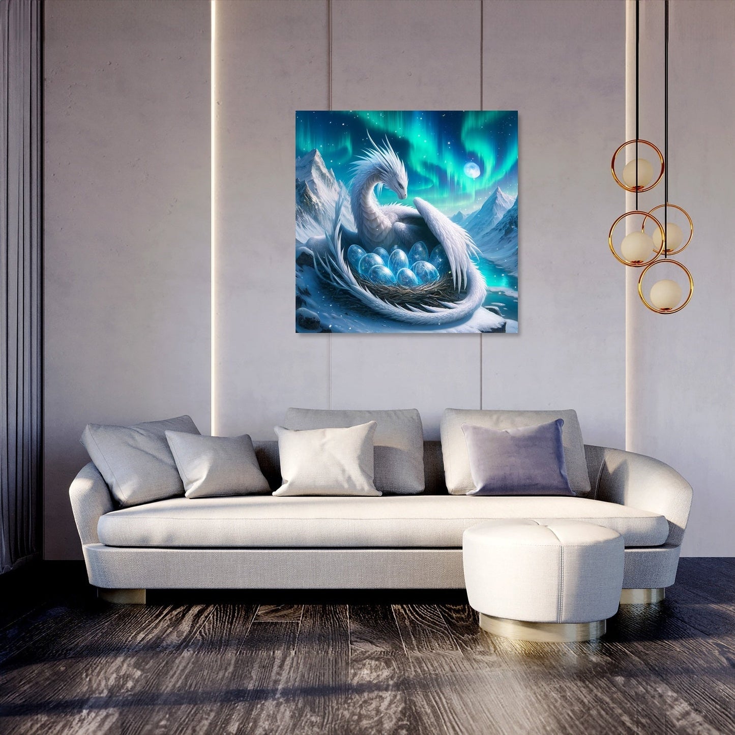 Moonlit Guardian Canvas