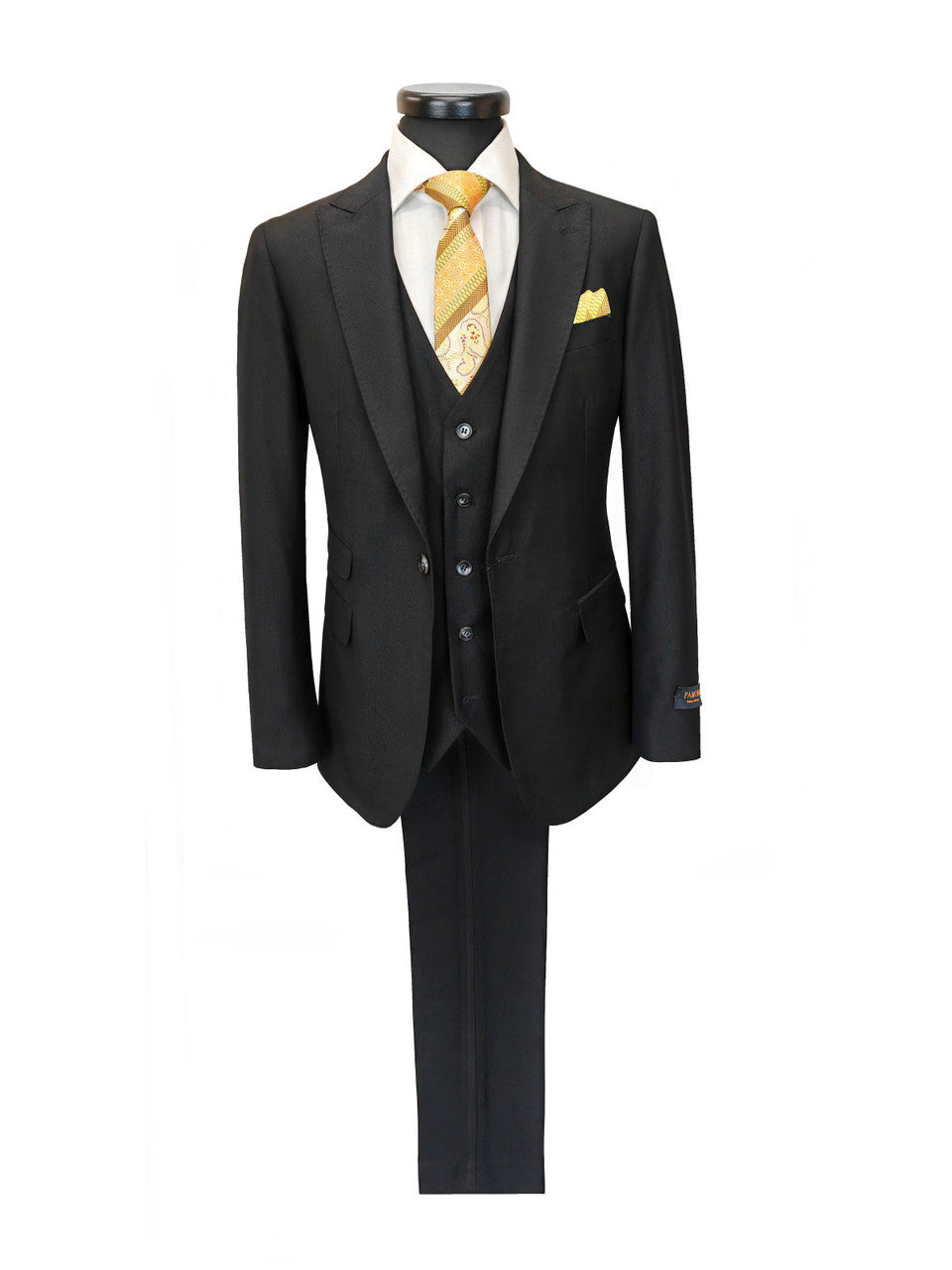 Black 3-Piece Slim Fit Suit