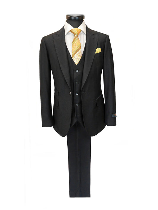 Black 3-Piece Slim Fit Suit