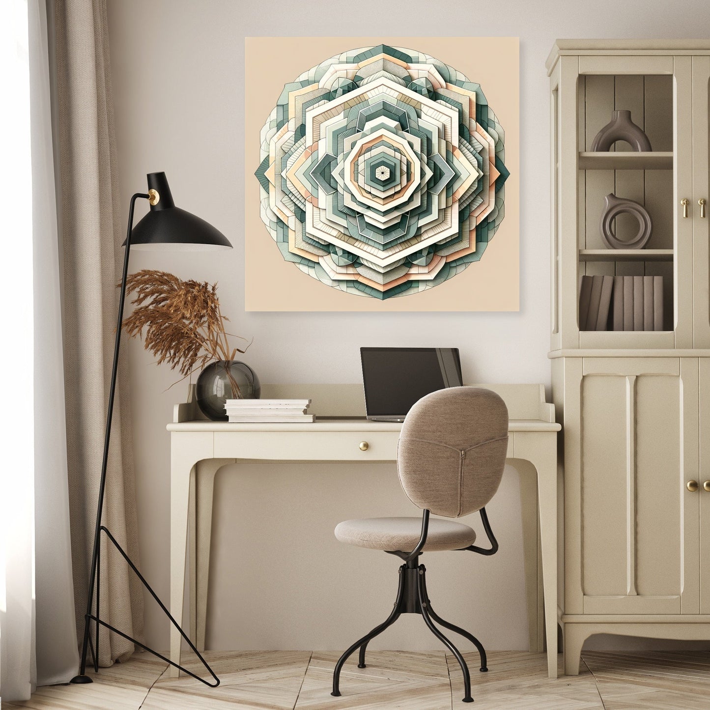 Spiral Serenity Canvas