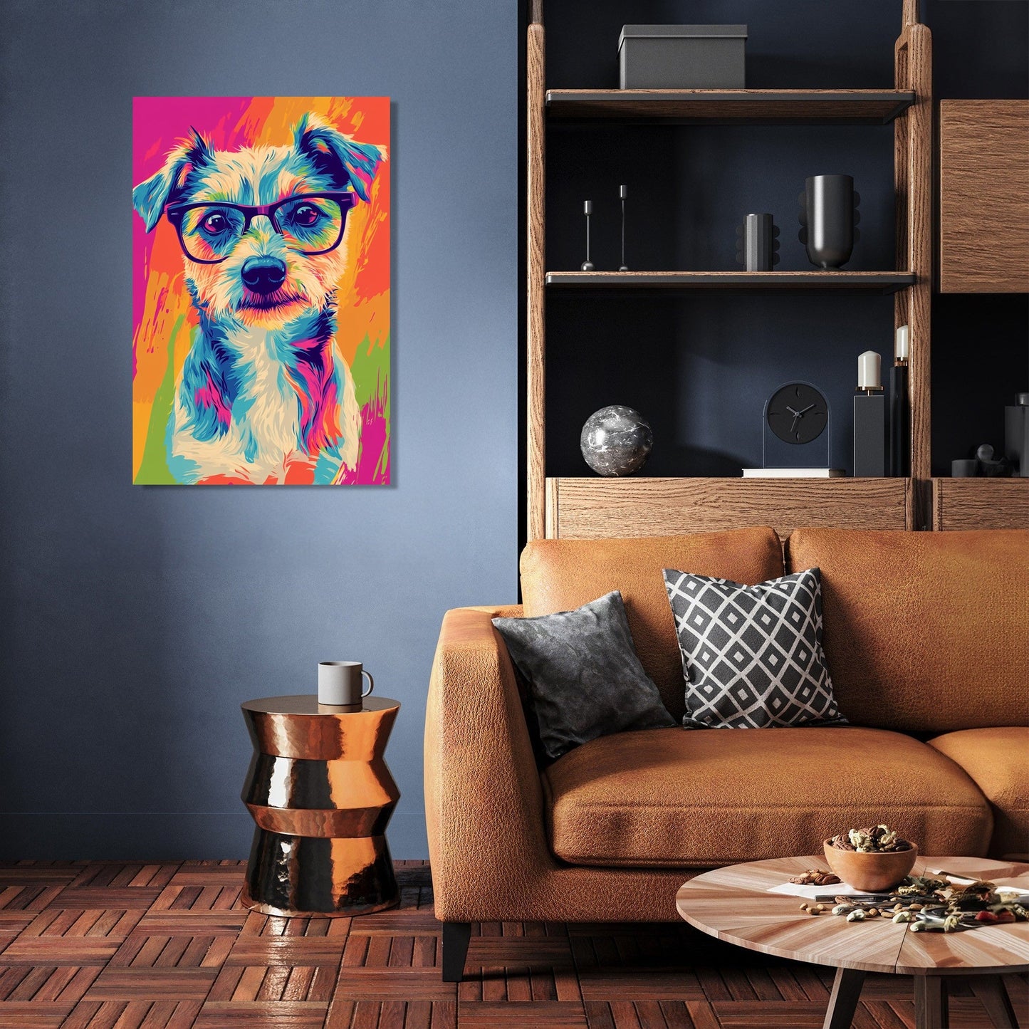 Dapper Dog Canvas