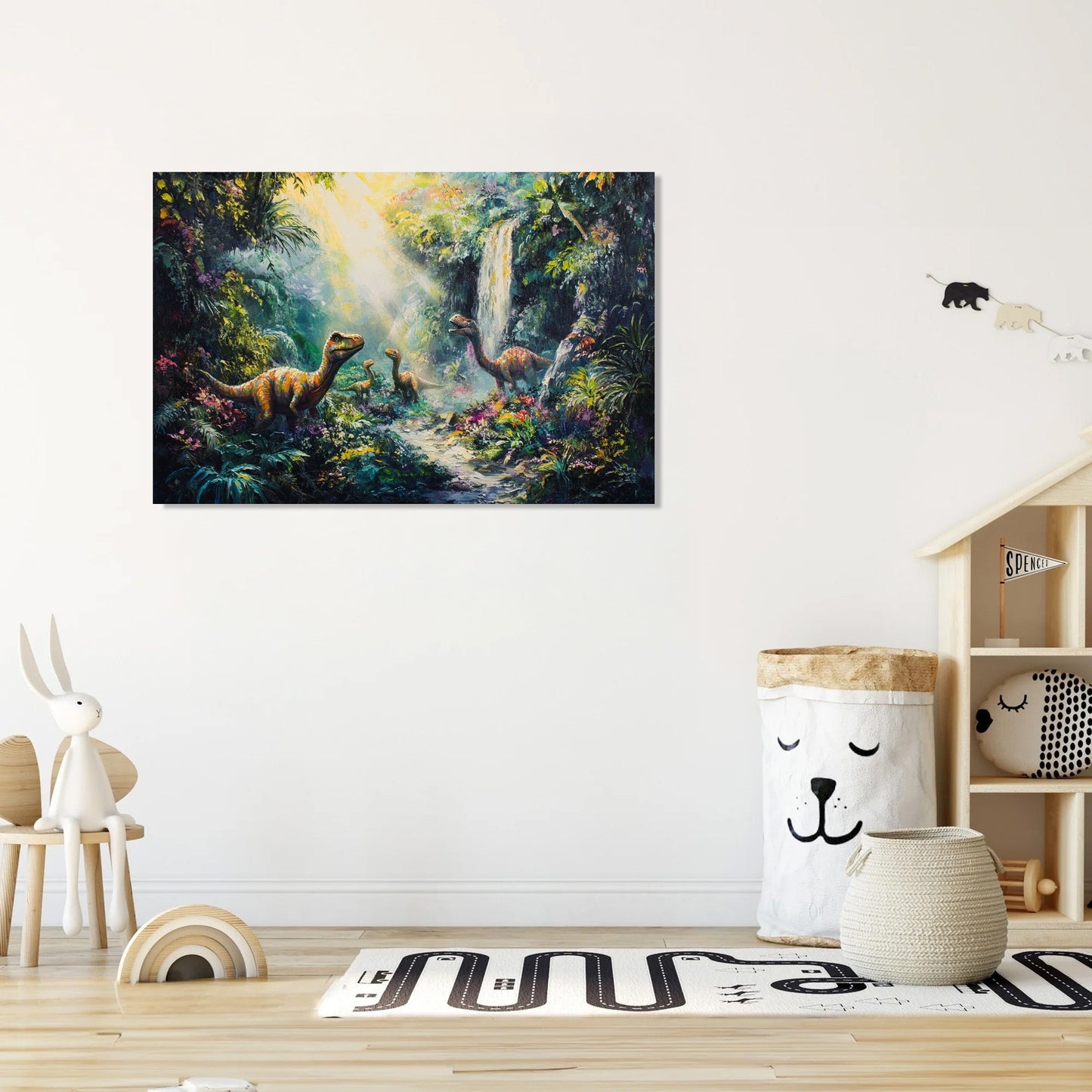 Dinosaur Delight Valley Canvas