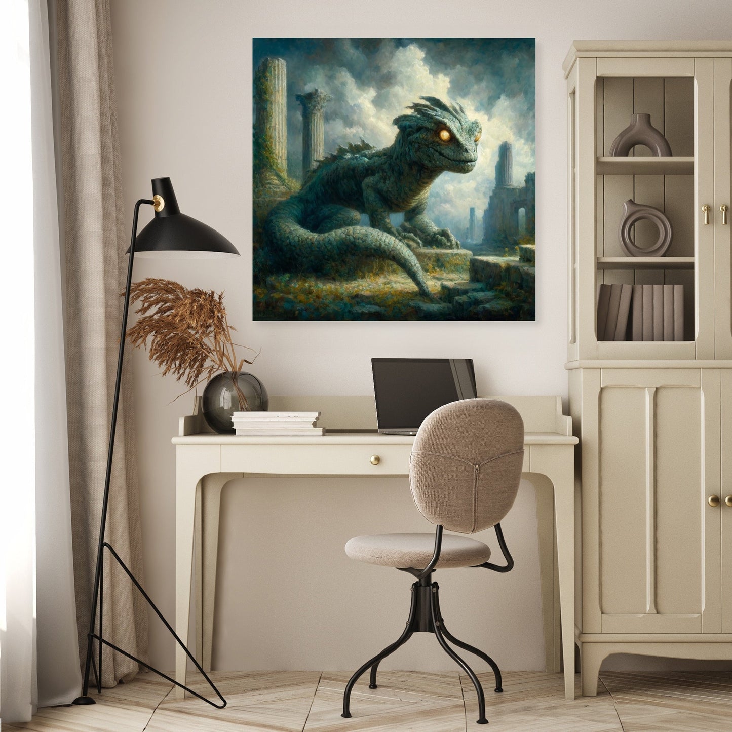 Forgotten Basilisk Ruins Canvas