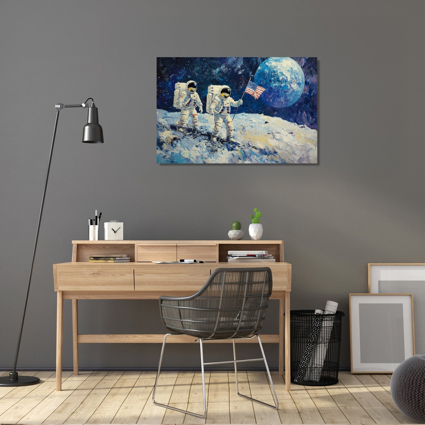 Lunar Exploration Canvas