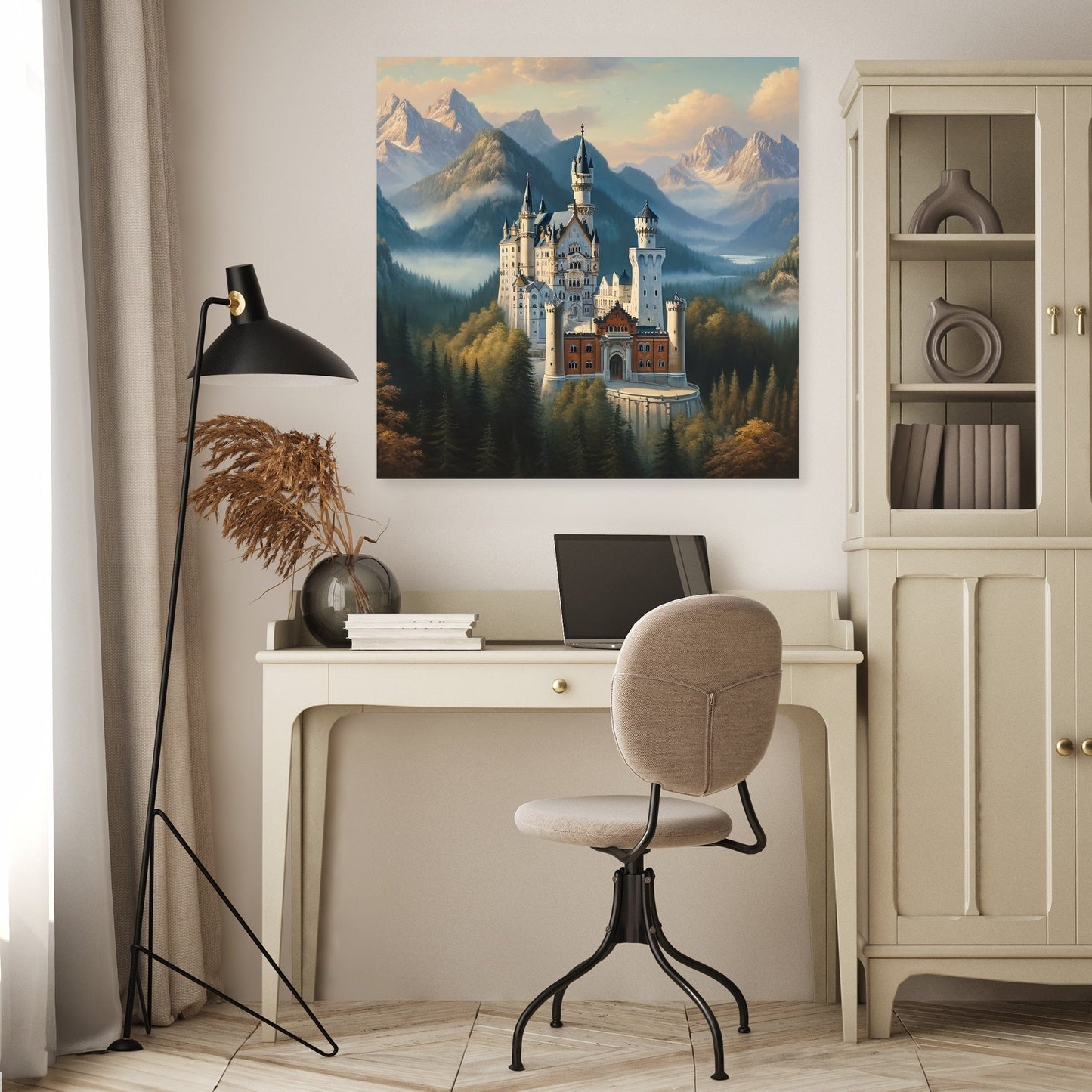 Enchanted Neuschwanstein Canvas