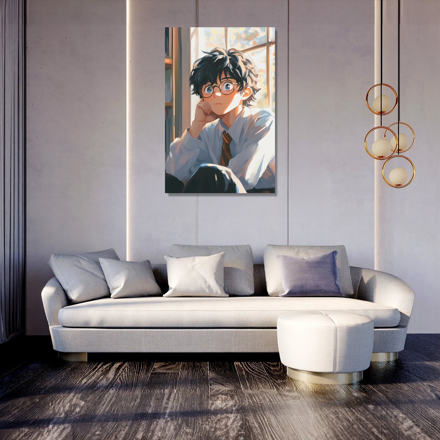 Dreamy Student Window Canvas