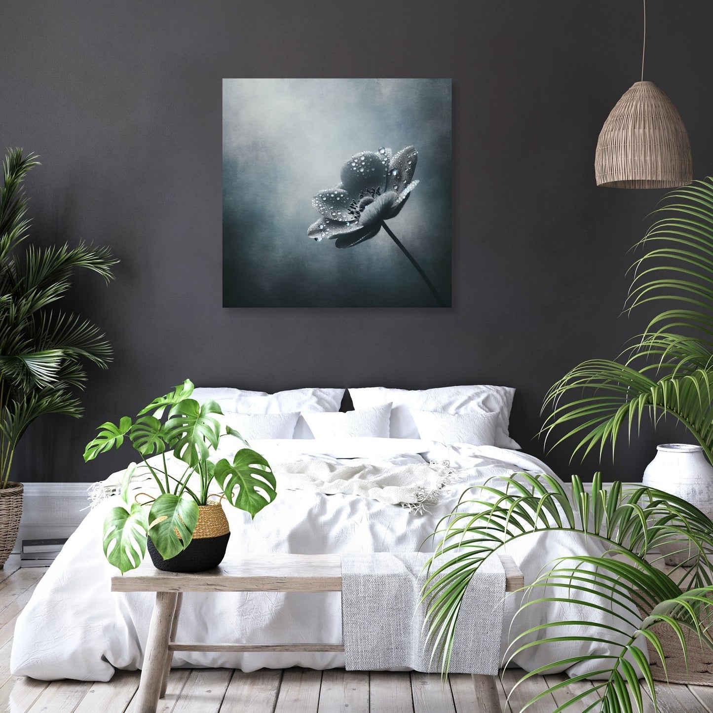 Dew-Kissed Solitude Canvas