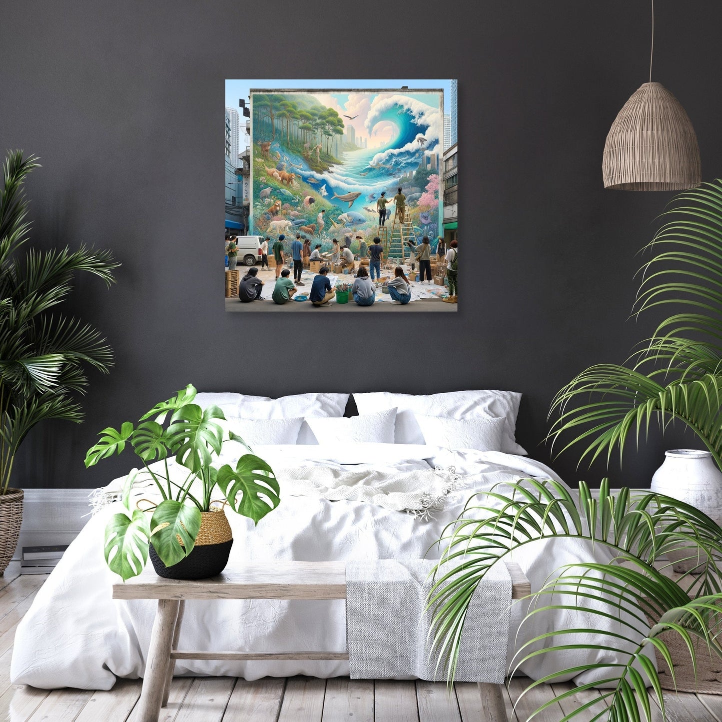 Nature's Mural Harmony Canvas