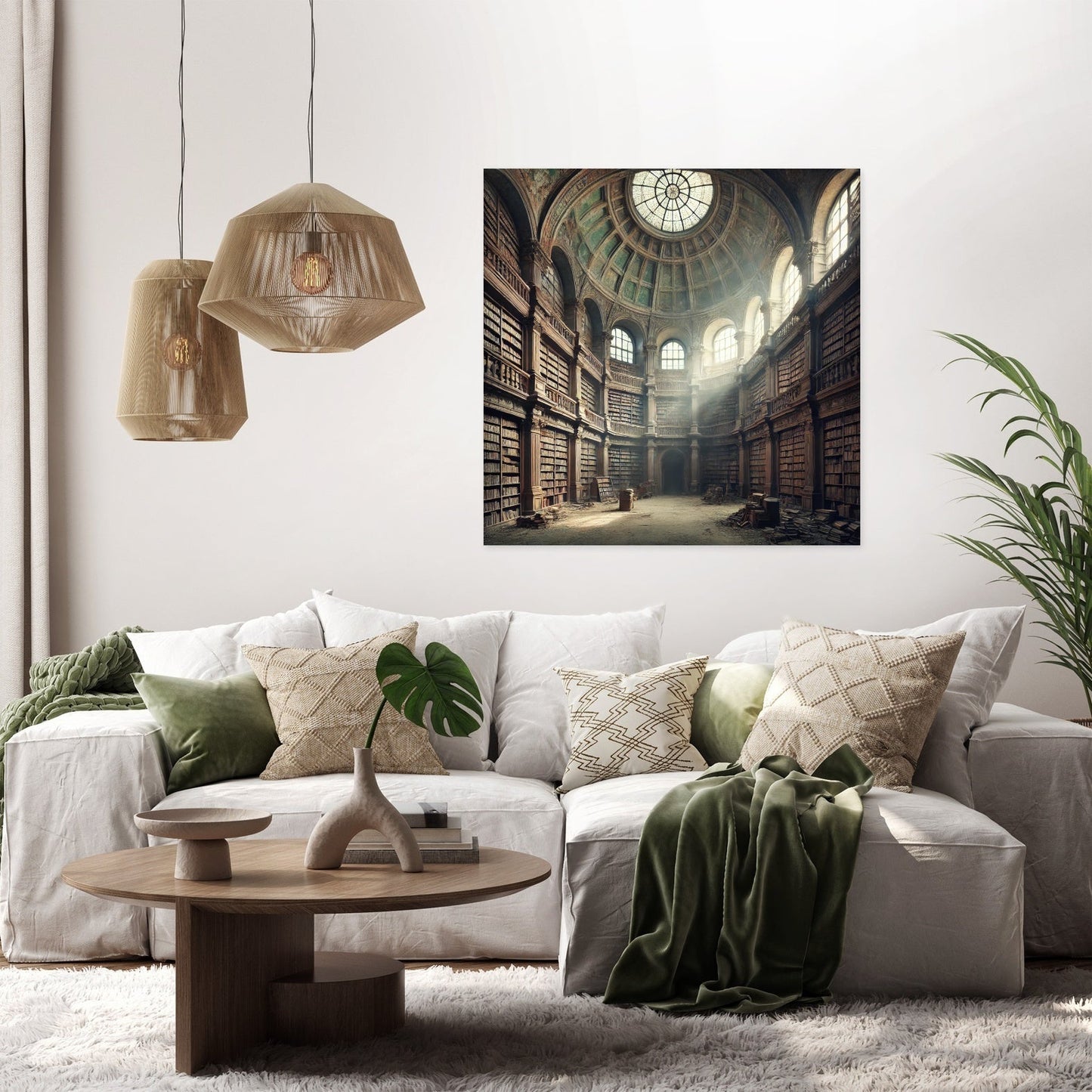 Forgotten Library Canvas