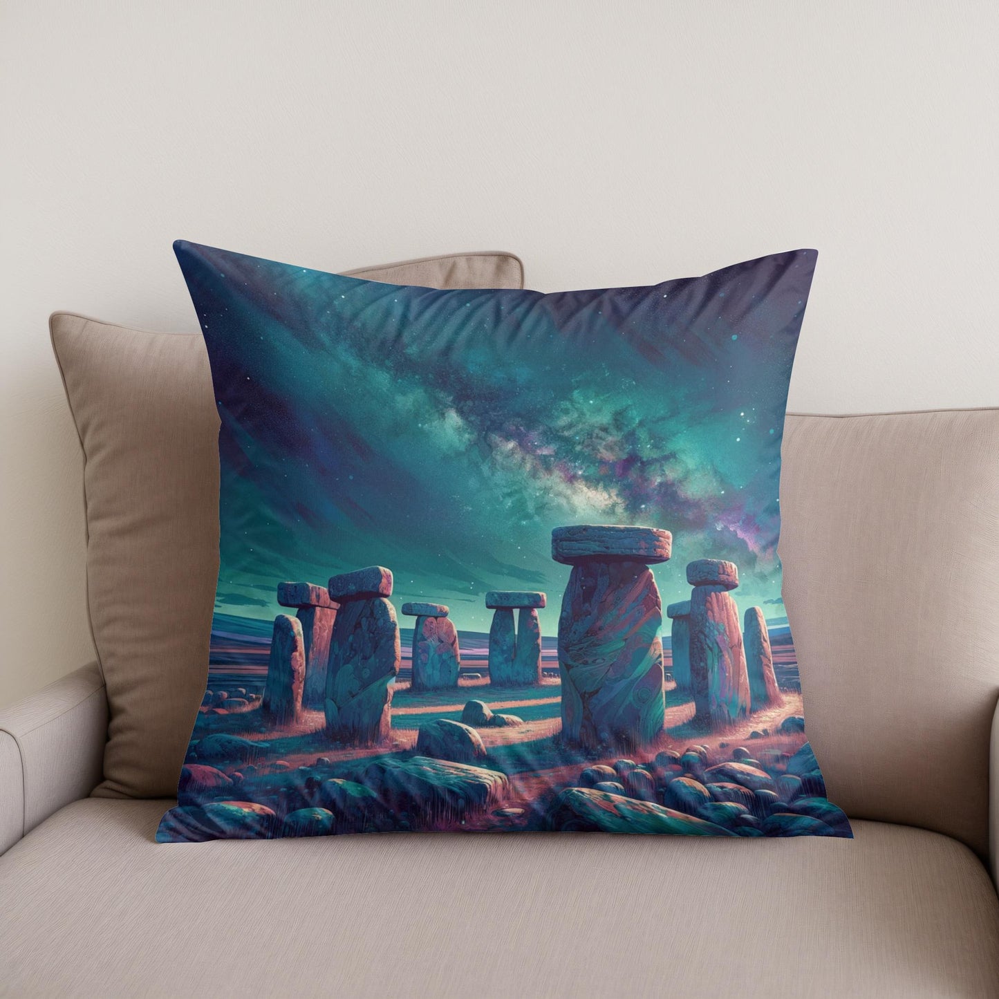 Mystic Stones of Dundee Cotton Cushion