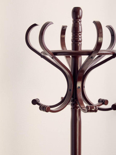 Kennedy Mahogany Finish Floor Standing Coat Stand